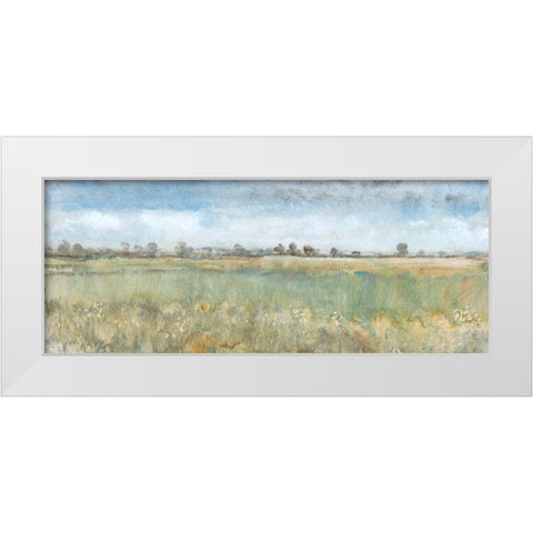 Open Field II White Modern Wood Framed Art Print by OToole, Tim