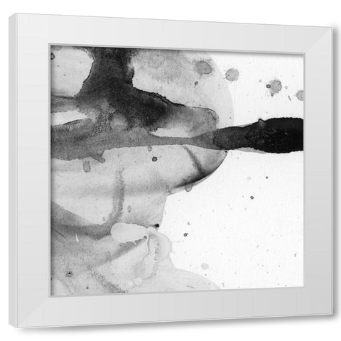 Entranced V White Modern Wood Framed Art Print by Chandler, Sharon
