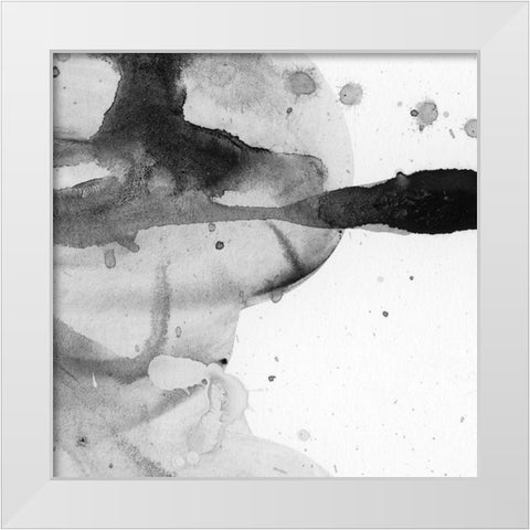 Entranced V White Modern Wood Framed Art Print by Chandler, Sharon