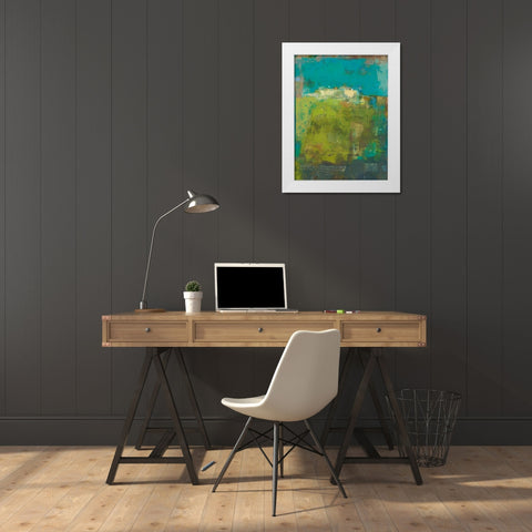 Caffoy White Modern Wood Framed Art Print by Jachimiec, Sue