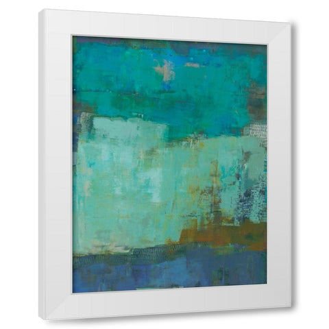 Maidan White Modern Wood Framed Art Print by Jachimiec, Sue