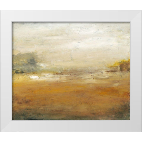 Along the Island II White Modern Wood Framed Art Print by Gordon, Sharon