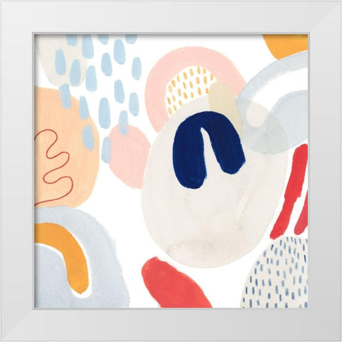 Tropical Traffic III White Modern Wood Framed Art Print by Popp, Grace