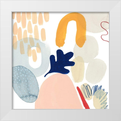 Tropical Traffic V White Modern Wood Framed Art Print by Popp, Grace