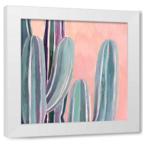 Desert Dawn III White Modern Wood Framed Art Print by Popp, Grace
