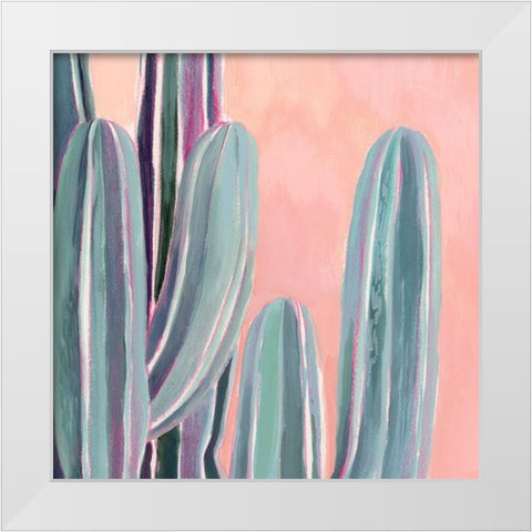 Desert Dawn III White Modern Wood Framed Art Print by Popp, Grace