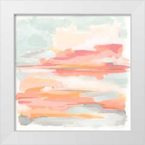 Cloud Mesa I White Modern Wood Framed Art Print by Vess, June Erica