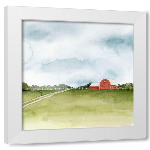 Kentucky Sky II White Modern Wood Framed Art Print by Popp, Grace