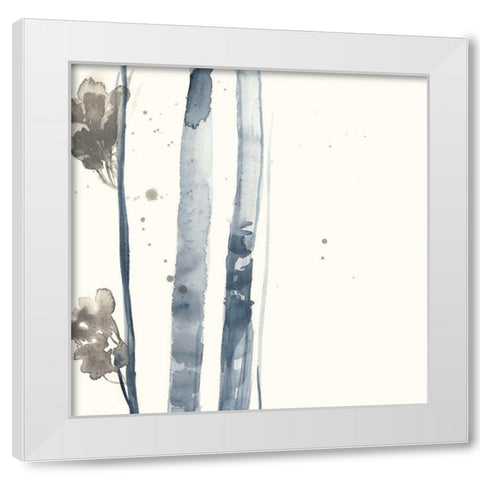 Birchline Grid III White Modern Wood Framed Art Print by Goldberger, Jennifer