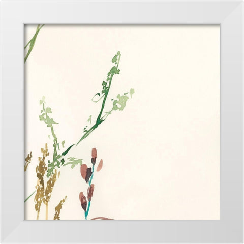 Rosey Posey VI White Modern Wood Framed Art Print by Goldberger, Jennifer