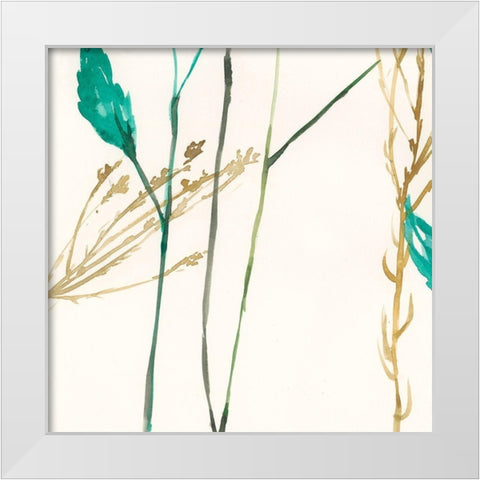 Rosey Posey VIII White Modern Wood Framed Art Print by Goldberger, Jennifer