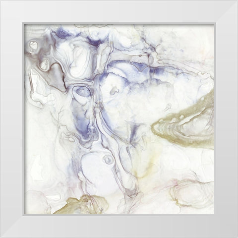Sedimentary II White Modern Wood Framed Art Print by Barnes, Victoria