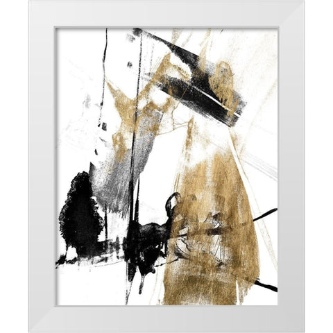 Glam and Black II White Modern Wood Framed Art Print by Goldberger, Jennifer