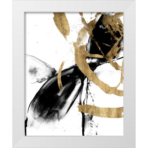 Sliced Vortex I White Modern Wood Framed Art Print by Goldberger, Jennifer