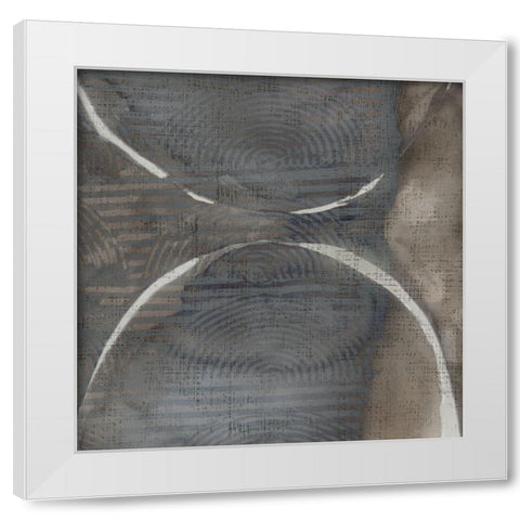 Stoneworks VIII White Modern Wood Framed Art Print by Zarris, Chariklia