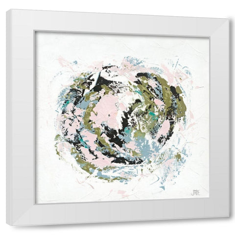 Gateway Circle II White Modern Wood Framed Art Print by Reynolds, Jade