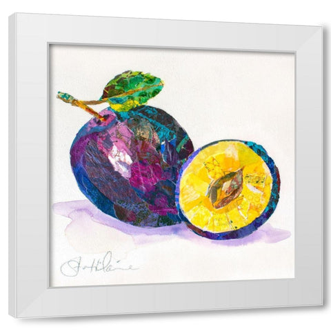 Edibles I White Modern Wood Framed Art Print by St. Hilaire, Elizabeth