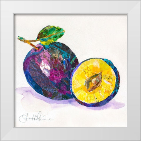 Edibles I White Modern Wood Framed Art Print by St. Hilaire, Elizabeth