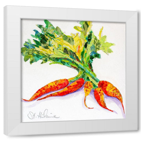 Edibles III White Modern Wood Framed Art Print by St. Hilaire, Elizabeth