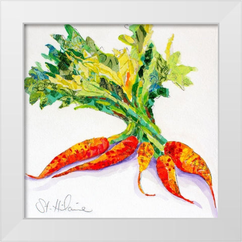 Edibles III White Modern Wood Framed Art Print by St. Hilaire, Elizabeth