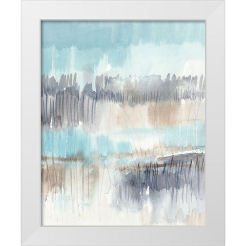 Sky Marsh I White Modern Wood Framed Art Print by Goldberger, Jennifer