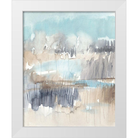 Sky Marsh II White Modern Wood Framed Art Print by Goldberger, Jennifer