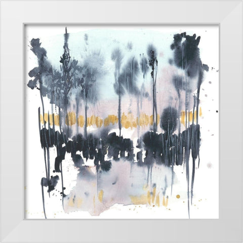 Paynes Reflection I White Modern Wood Framed Art Print by Goldberger, Jennifer