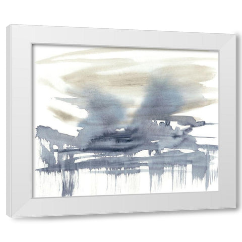 Paynes Bloom I White Modern Wood Framed Art Print by Goldberger, Jennifer