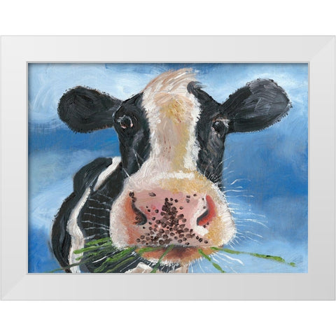 Morning Chew II White Modern Wood Framed Art Print by Ludwig, Alicia