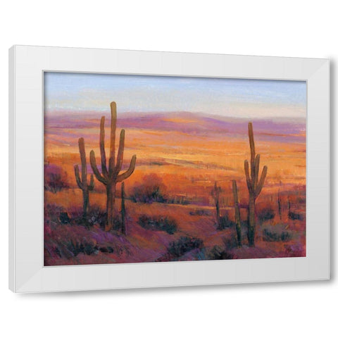 Desert Light II White Modern Wood Framed Art Print by OToole, Tim