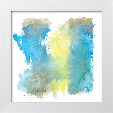 Loving Embrace I White Modern Wood Framed Art Print by Combs, Joyce