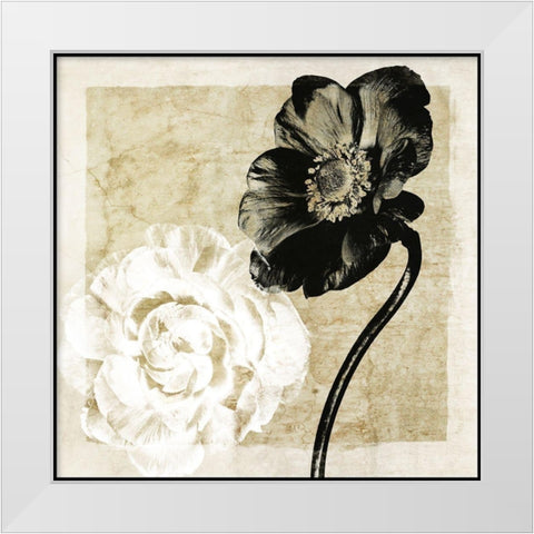 Light From Darkness I White Modern Wood Framed Art Print by Zalewski, Christine