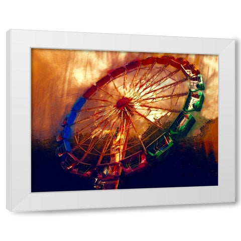 Wild Merry II White Modern Wood Framed Art Print by Curinga, Kim