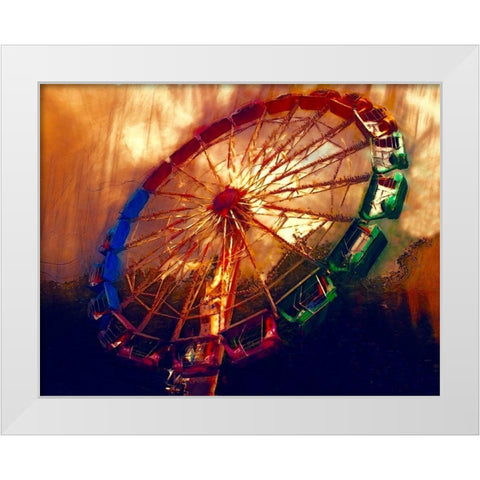 Wild Merry II White Modern Wood Framed Art Print by Curinga, Kim