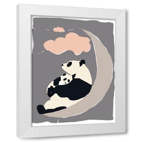 Dreamers I White Modern Wood Framed Art Print by Delamater, Rob