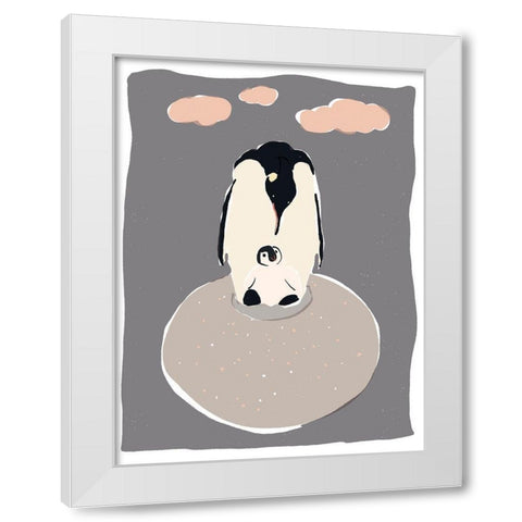 Dreamers II White Modern Wood Framed Art Print by Delamater, Rob