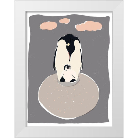 Dreamers II White Modern Wood Framed Art Print by Delamater, Rob