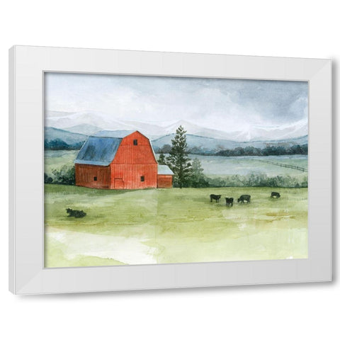 Valley Herd II White Modern Wood Framed Art Print by Popp, Grace