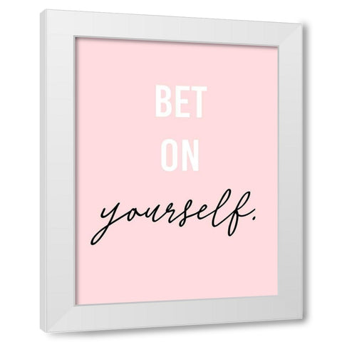 GRL PWR IV White Modern Wood Framed Art Print by Hambly, Anna