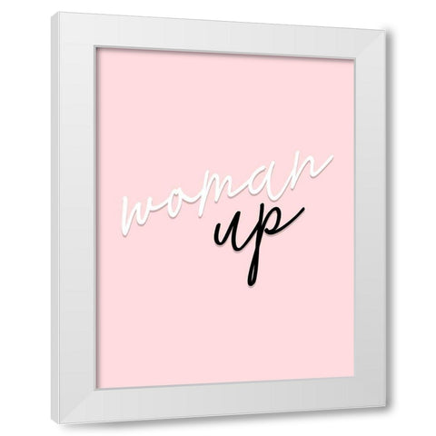 GRL PWR VI White Modern Wood Framed Art Print by Hambly, Anna
