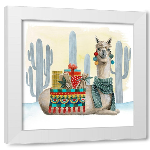 Boho Christmas II White Modern Wood Framed Art Print by Popp, Grace