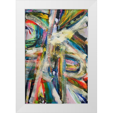 Rock Star I White Modern Wood Framed Art Print by Fuchs, Jodi