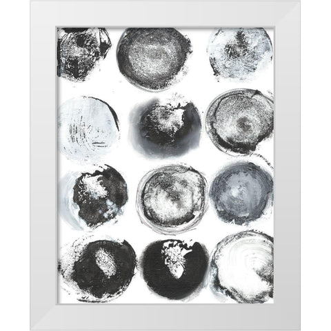 BandW Imprint II White Modern Wood Framed Art Print by Fuchs, Jodi