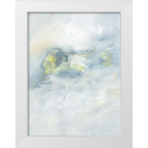 The Calm II White Modern Wood Framed Art Print by Fuchs, Jodi