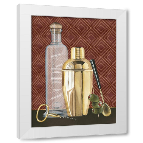 Bar Gatsby I White Modern Wood Framed Art Print by Popp, Grace