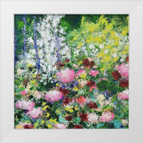 Summertime White Modern Wood Framed Art Print by Friedlander, Allan