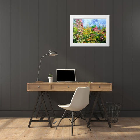 Wild Sweetness White Modern Wood Framed Art Print by Friedlander, Allan