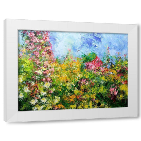Wild Sweetness White Modern Wood Framed Art Print by Friedlander, Allan