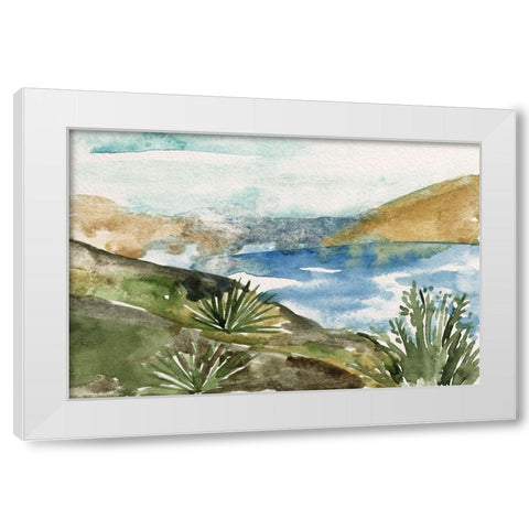 Living in the Mountains IV White Modern Wood Framed Art Print by Wang, Melissa