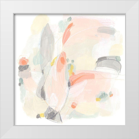Pastel Prism II White Modern Wood Framed Art Print by Vess, June Erica